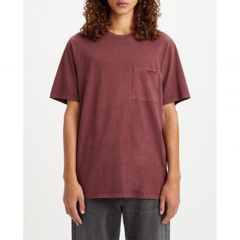 Levi's Camiseta de hombre de manga corta granate