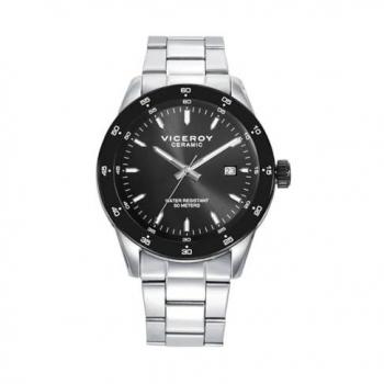 Reloj Viceroy Magnum Hombre Acero con Bisel Cerámico Verde y Brazalete de Acero