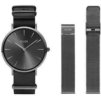 CLUSE Reloj Analógico para Mujer de Cuarzo con Correa en Acero Inoxidable CLG015