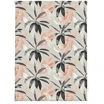Estor Enrollable Translúcido con Estampado Floral Glamour - 130 x 180 cm - Elegante y Práctico para Ventanas