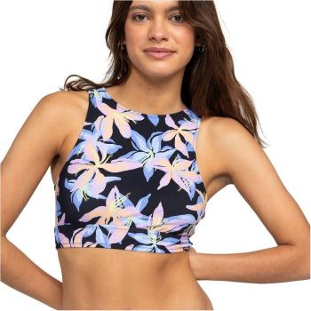 Top de bikini Roxy Active Crop Top mujer negro azul rosa - XS