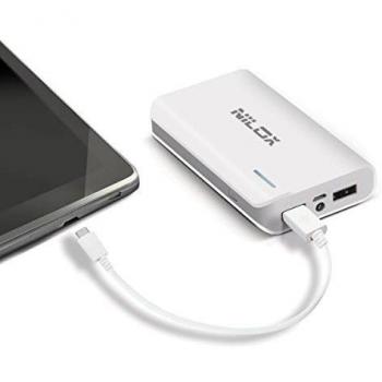 Nilox NXPB6000W - Alimentador de 6000 mAh, color blanco