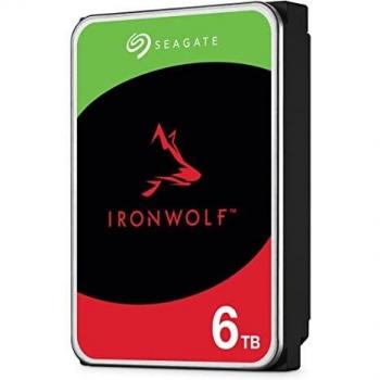 Seagate IronWolf ST6000VN006 Internal Hard Drive 6 TB 5400 RPM 256 MB Cache 3.5 Serial ATA III