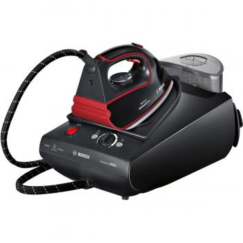 Bosch Sensixx B35L - Centro de planchado, 3100 W, color negro y rojo