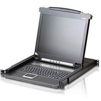 Aten CL1000M - Consola KVM con Monitor LCD de 17 y Conexiones VGA, PS/2-USB