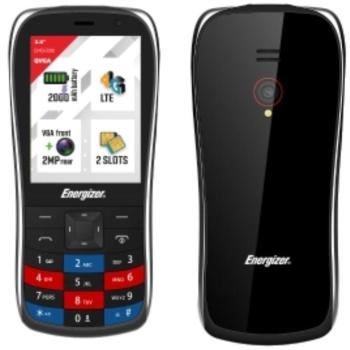 Teléfono Móvil Energizer E284S para Personas Mayores - Dual SIM 4G, Pantalla de 2,8, Batería de 2000mAh, Negro
