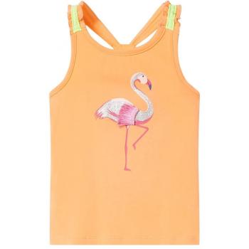 Camiseta de tirantes infantil naranja 128
