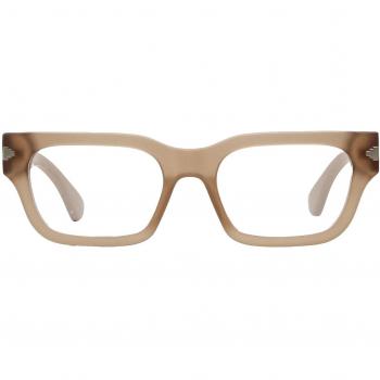 Karun Cisne KAUF0401 Men's Eyeglasses Brown Size 52 - Blue Light Block Available