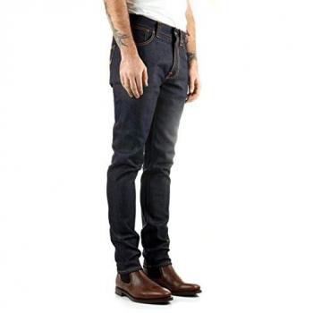 Nudie Jeans Lean Dean Dry 16 Dips Blue Denim Pants, 36W x 36L