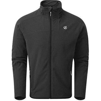 Dare 2b Practice Full Length Inner Zip Stretch Binding Fleece Forro Polar, Hombre, Gris, S