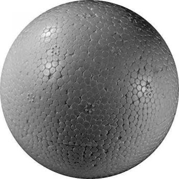 Styropor Bolas de poliestireno de 60 mm, 30 Unidades, EPS, Blanco, 6 cm