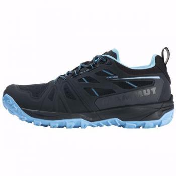 Zapatilla de montaña Saentis Low para mujer en color negro y azul