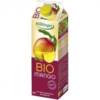 Höllinger Zumo de Mango - Paquete de 12 x 1000 ml - Total: 12000 ml
