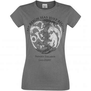 Game Of Thrones Juego de Tronos Reign of Targaryen Camiseta Mujer Gris XL