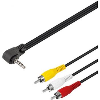 Cable JACK 3,5 a 3 RCA de 4 Contactos - Macho