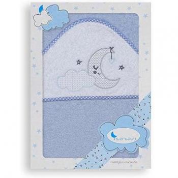 Capa de Baño Nube Luna Azul