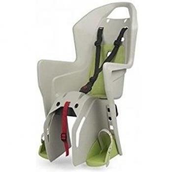 Silla Portabebés Polisport Koolah CFS para Bicicleta - Marrón-Verde - Hasta 22kg