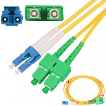 Cable de fibra óptica Extralink SC/APC-LC/UPC Monomodo Duplex G.657A 3mm 2M