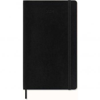 Moleskine 2024 12-Month Daily Large Softcover Planner: Black
