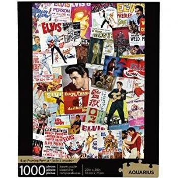 Puzzle de 1000 Piezas Collage de Carteles de Películas de Elvis Presley