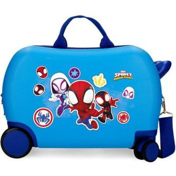 Maleta Infantil Rígida 2 Ruedas Multidireccionales Go Webs Go Spidey 24L