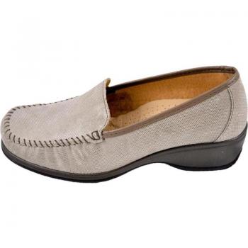 Zapatos para mujer Lumel modelo 2377-4776 punto mocasín color marrón con plantilla extraíble