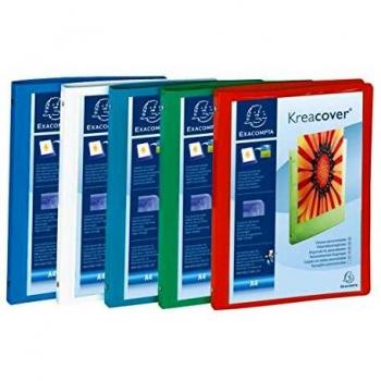 Exacompta 013242 - Carpeta personalizable, polipropileno, A4, lomo 4-15 mm