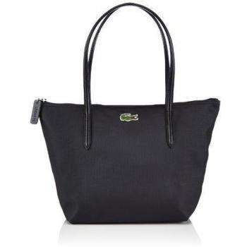 Lacoste NF0946PO, Bolso de Hombro para Mujer, Negro