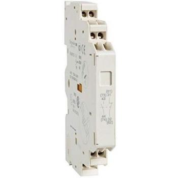 Schneider Electric Bloque de contactos auxiliar TeSys Gvan, 1NC + 1NA, Interruptor auxiliar, TeSys GV2, 1 NC, 1 NO, lateral