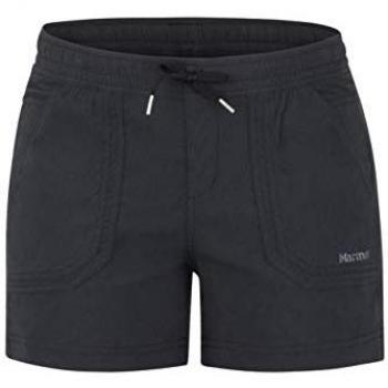 Marmot Adeline Shorts Pantalones Cortos para Mujer, Negro, Medium