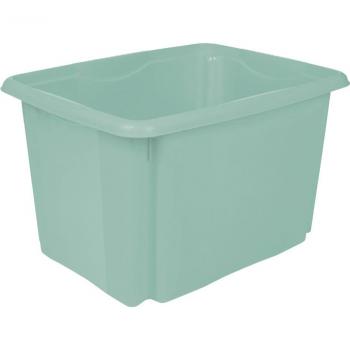 Keeeper Caja de Almacenamiento Plástico Resistente Apilable 44,5 x 34,5 x 27 cm Verde Nórdico para Hogar y Pasatiempos