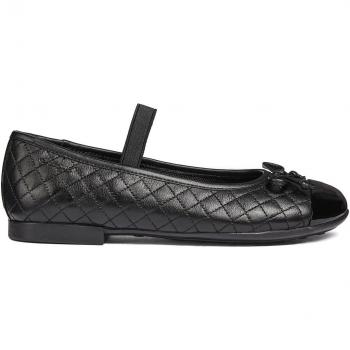 Geox Women's Plie Ballerina Flats - Black EU 37