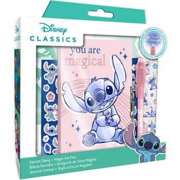 Disney Stitch Kids Magical Pen Diary Notebook 23x22x5 cm