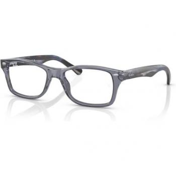 Ray-Ban Kids RY1531 3924 Child Square Transparent Blue Eyeglasses - Size 48, Blue Light Block Available