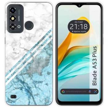 Funda de Silicona para ZTE Blade A53 Plus con Diseño de Mármol 02