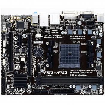 Gigabyte ga-f2 a68hm-hd2 – Ultra Durable f2 a68hm-hd2 placa base AMD A/Athlon procesadores de la serie Socket FM2 + AMD a68h Micro ATX SATA/RAID Gigabit LAN