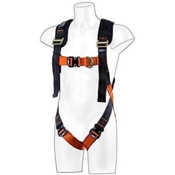 Portwest Ultra 2 puntos Full Body Fall Arrest Harness Red XL2XL