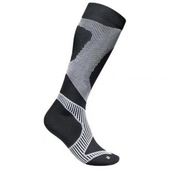 Bauerfeind Men's Performance Compression Running Socks - Black, Size 41-43 XL