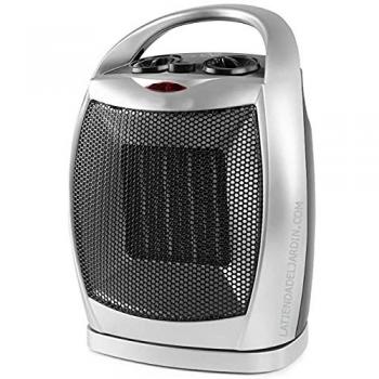 Calefactor Cerámico Oscilante Orbegozo CR5021 - 750/1500 W, Aire Fresco y Termostato Ajustable