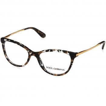 Dolce & Gabbana DG3258 Women's Tortoiseshell Eyeglasses, Size 52 - Blue Light Block Available