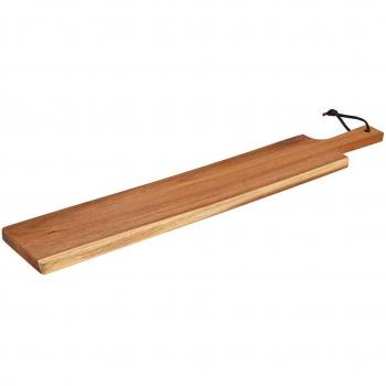 Tabla de Servir Madera Acacia Natural 60x15x1.5cm SG-4487 San Ignacio