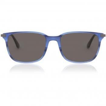 Square Full Rim Plastic Men's Prescription Sunglasses Blue Size 55 - SmartBuy Collection