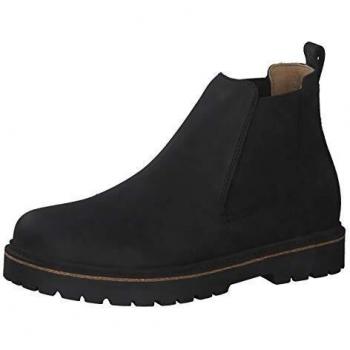 Botines Birkenstock STALON para mujer con plantilla anatómica de corcho, color negro