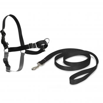PetSafe Easy Walk Arnés Antitirones para Perros, Adiestramiento de Perros, Evita Asfixia, Negro, Muy Grande, XL