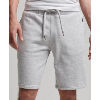 Superdry Vle Jersey Shorts - Glacier Grey Marl, XL, Men's
