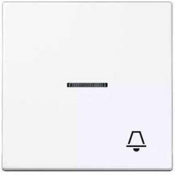 Tecla KNX con visor símbolo timbre blanco alpino 0712134876 JUNG