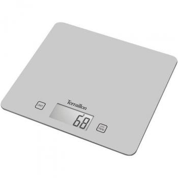 Báscula de Cocina Electrónica Terraillon T1040 Plateada - Capacidad 5kg - Apagado Automático