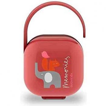 Caja Portachupetes Suavinex Memories Rosa, para 2 chupetes