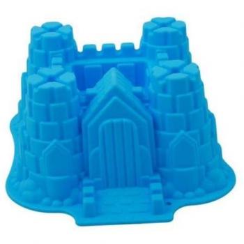 GMMH Original Molde para Cocina de Silicona Forma de Castillo XXL Molde con Forma esférica para Pan - Azul