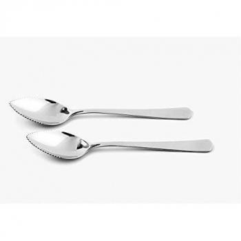Karl Weis & CIE. GmbH Pomelo cucharas Set, Acero Inoxidable, Plata, 16 x 3 x 2 cm